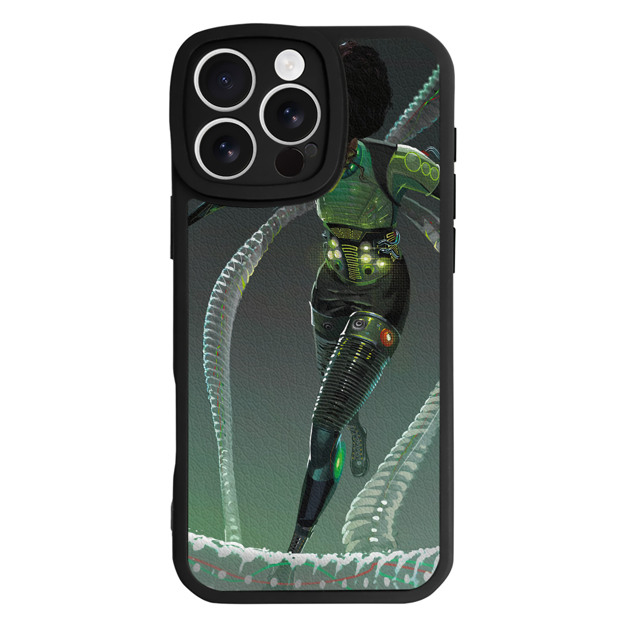 Spider Man スパイダーマン 【iPhone 16シリーズ対応】シリコンスマホケース（レザー調） 材質：シリコン
